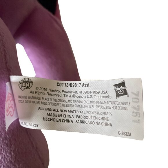 My Little Pony Friendship Is Magic Princess Twilight Sparkle Purple Plush - Picture 8 of 8